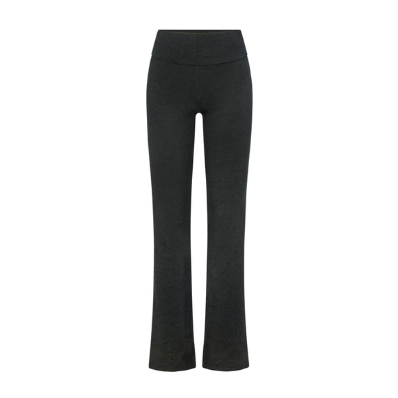 NEW SKIMS OUTDOOR FOLDOVER BOOTCUT PANT IN WASHED ONYX